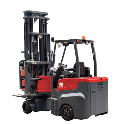 2ton 8m 9m 10m 11m 12m 12.5m Electric Articulated Forklift reach truck VNA Forklift for very narrow aisle using