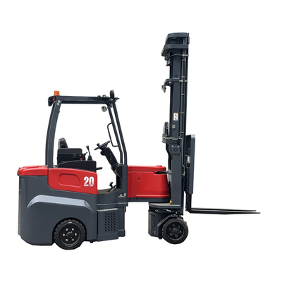 2ton 8m 9m 10m 11m 12m 12.5m Electric Articulated Forklift reach truck VNA Forklift for very narrow aisle using