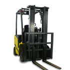 Narrow Aisle Reach Forklift , 3 Wheel Electric Walk Behind Forklift Yellow