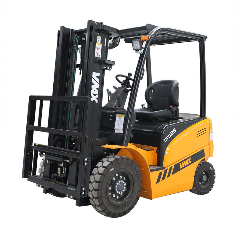 2.5T electric forklift with AC motor for driving and DC motor for lifting