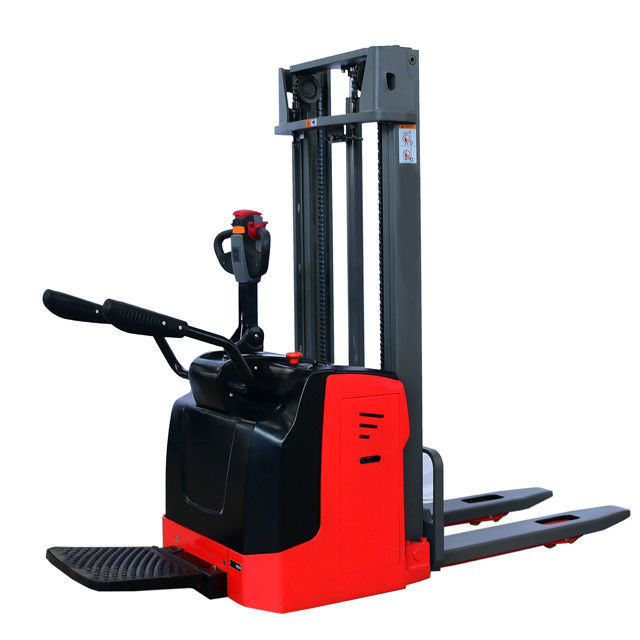 Stand On 1500kg Electric Pallet Stacker powered AC Drive System